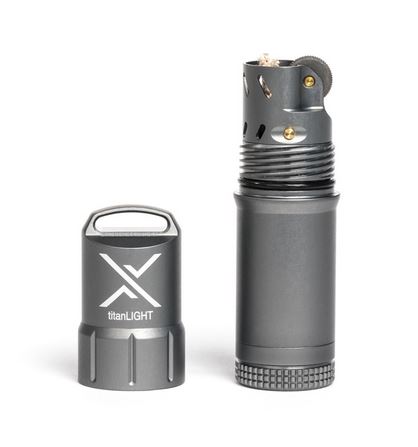 Exotac titanLIGHT Lighter - Gunmetal