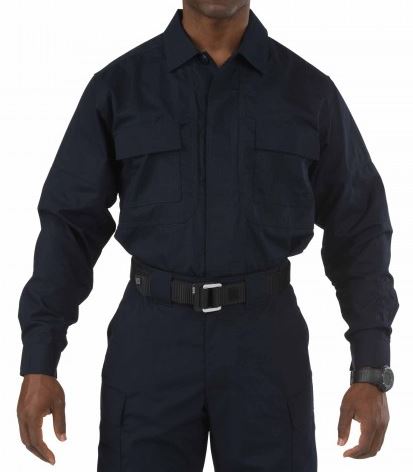 5.11 Taclite TDU L/S Shirt Ripstop-Dark Navy [Clearance Size XL]