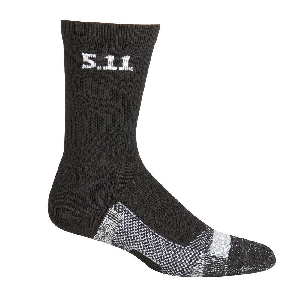 5.11 Level 1 6" Sock - Regular Thickness - Black [Clearance]