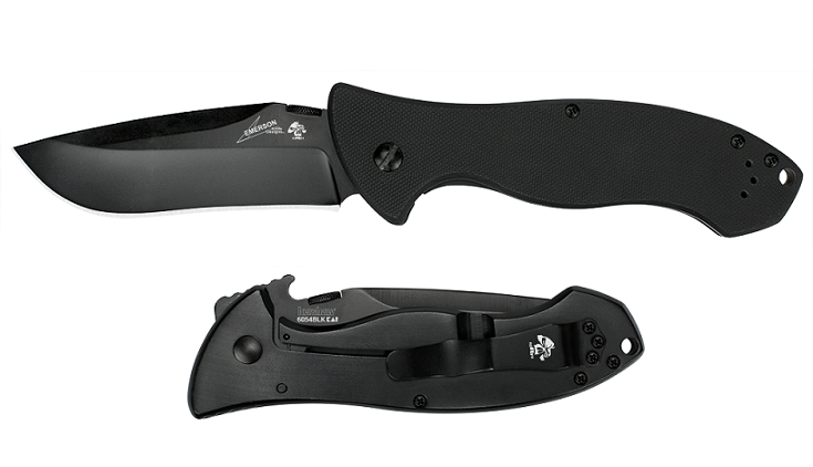 Kershaw CQC-9K Folding Knife, Wave Opening, G10 Black, K6045BLK