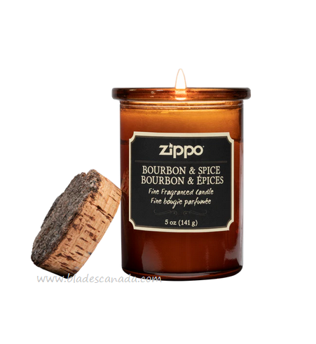 Zippo Soy Wax Candle, Bourbon & Spice