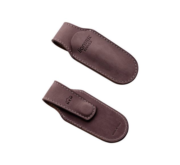 Lion Steel Small Vertical Leather Sheath, Magnetic Closure, LST900MK01BR - Click Image to Close