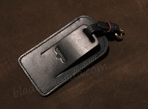 Boston Leather 9015 Covered Luggage Tag