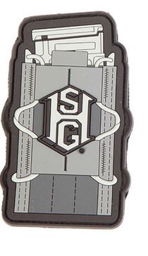 High Speed Gear Taco Patch - Urban Grey - Click Image to Close