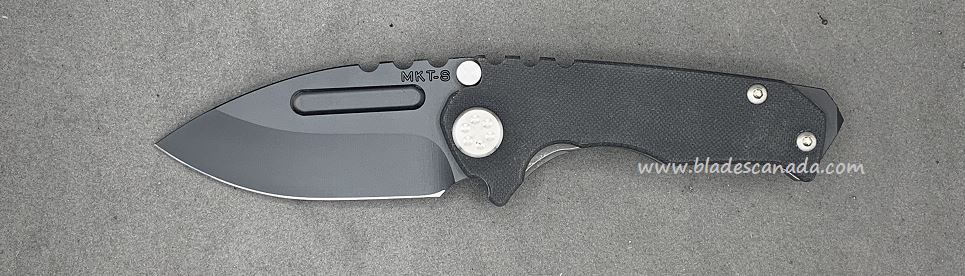 Medford Micro Praetorian Framelock Folding Knife, S35VN DP Black PVD, Titanium/G10