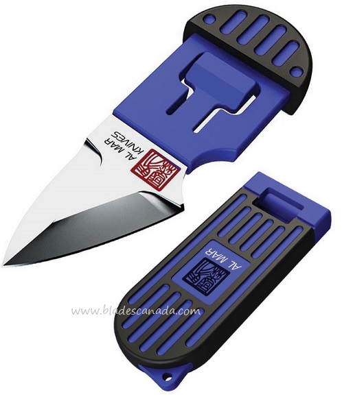 Al Mar Stinger Keychain Knife, D2, Blue, AMK1001BKBL