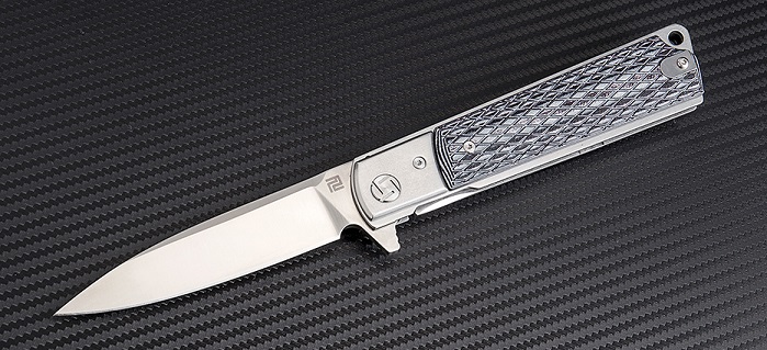 Artisan Cutlery Classic Flipper Folding Knife, D2, G10 Grey, 1802PBGC - Click Image to Close
