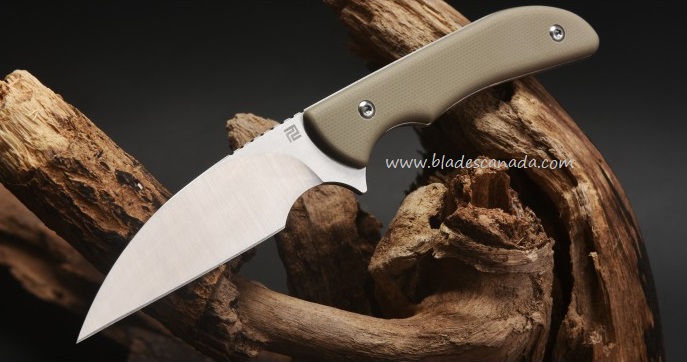 Artisan Cutlery Sea Snake Fixed Blade Knife, AR-RPM9, G10 Tan, ATZ1842BDE
