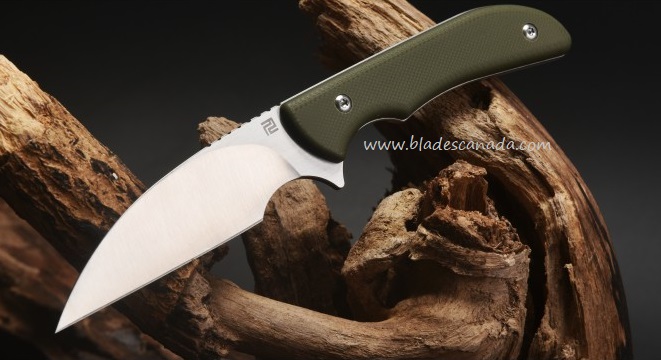 Artisan Cutlery Sea Snake Fixed Blade Knife, AR-RPM9, G10 Green, ATZ1842BGN