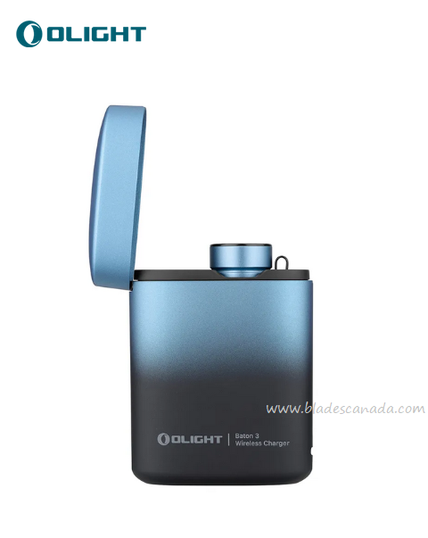 Olight Baton 3 Premium Edition Rechargeable Flashlight, Ltd Edition, Deep Sea Blue - 1200 Lumens