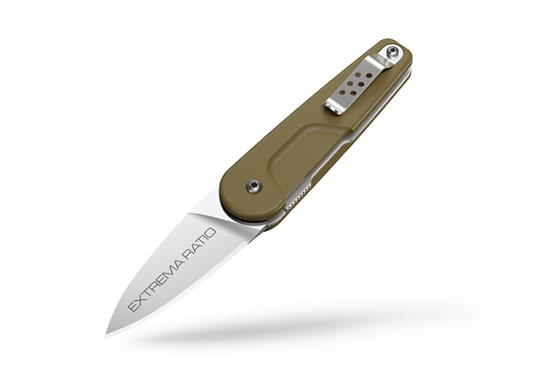 Extrema Ratio BD0 R HCS Mini Folding Knife, N690, Nylon Tan