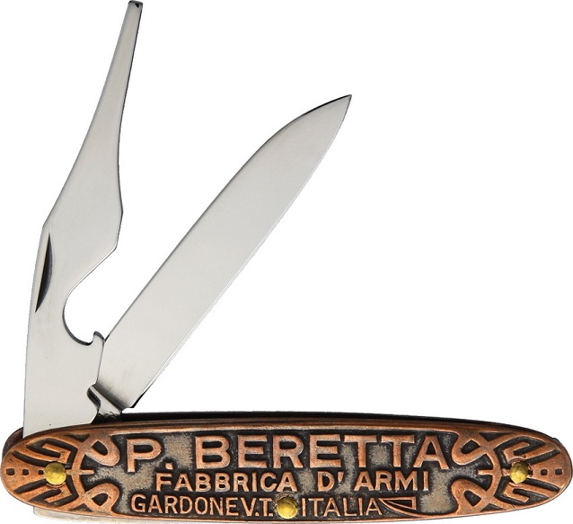 Beretta Coltello PB Replica Slipjoint Folding Knife, A1S1 420, Can Opener, BE09019