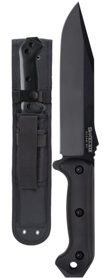 Ka-Bar Becker Combat Utility Fixed Blade Knife, 1095 Cro-Van, Cordura Sheath, BK7 - Click Image to Close