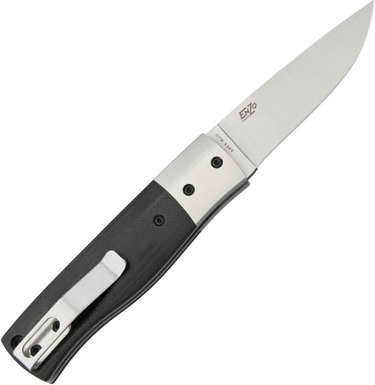 Brisa PK70 Folding Knife, S30V Steel, G10 Black, Slipjoint, BRI2905