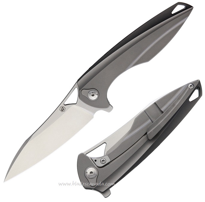Bladerunner Systems Eon Flipper Framelock Folding Knife, M390, Titanium Handle, BRS009