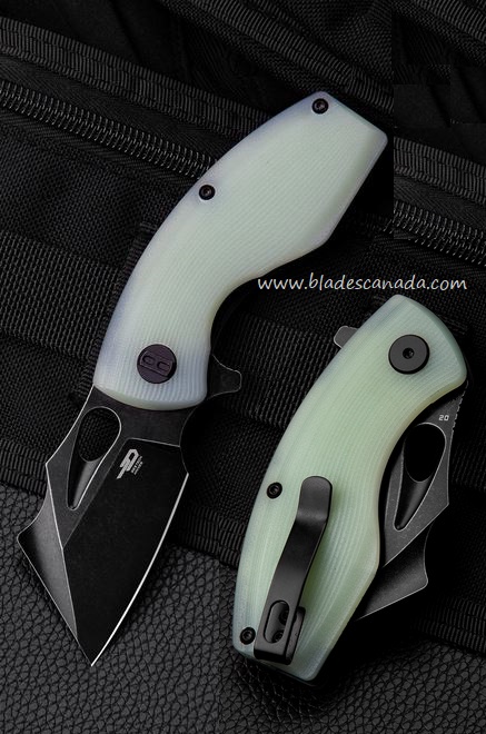 Bestech Lizard Flipper Folding Knife, D2 Stonewash, G10 Jade, BG39E