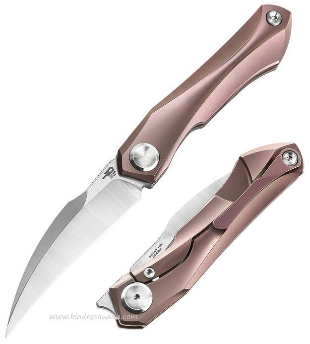 Bestech Ivy Flipper Framelock Knife, S35VN, Titanium Rose, BT2004CBestech Knives - Click Image to Close