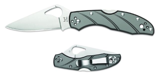 Byrd Meadowlark 2 Folding Knife, Titanium Handle, by Spyderco, 04TIP2