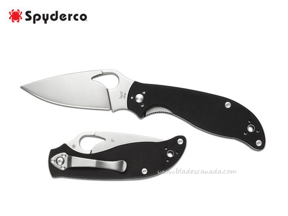Byrd Raven Gen 2 Folding Knife, CTS BD1, G10 Black, by Spyderco, BY08GP2