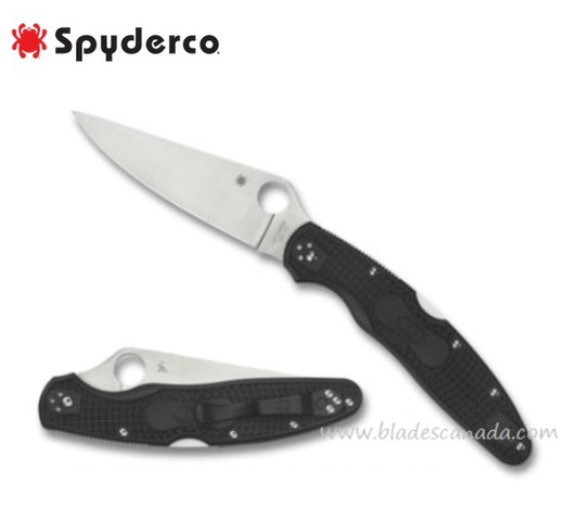 Spyderco Police 4 Folding Knife, VG10, FRN Black, C07PBK4