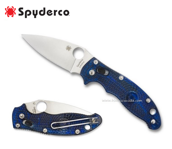 Spyderco Manix 2 Lightweight Folding Knife, CTS BD1N, FRCP, C101PBL2