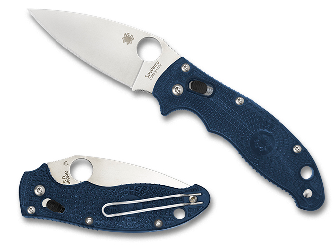Spyderco Manix 2 Folding Knife, CPM 110V, FRCP Dark Blue, C101PDBL2 - Click Image to Close