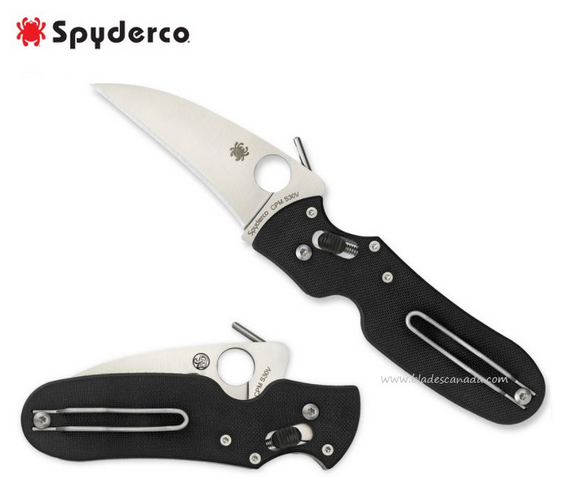 Spyderco P'Kal Folding Knife, CPM-S30V, G10 Black, C103GP