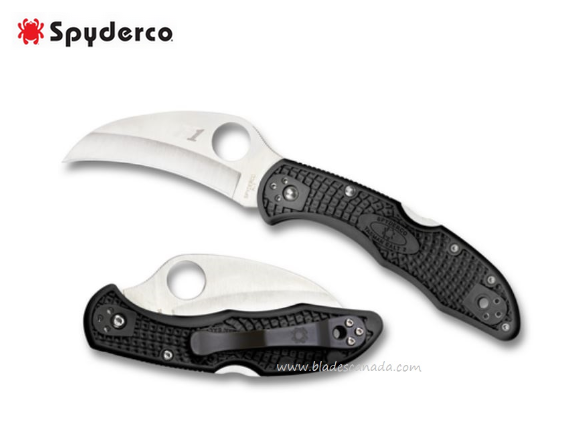 Spyderco Tasman Salt 2 Folding Knife, H1 Steel, FRN Black, C106PBK2
