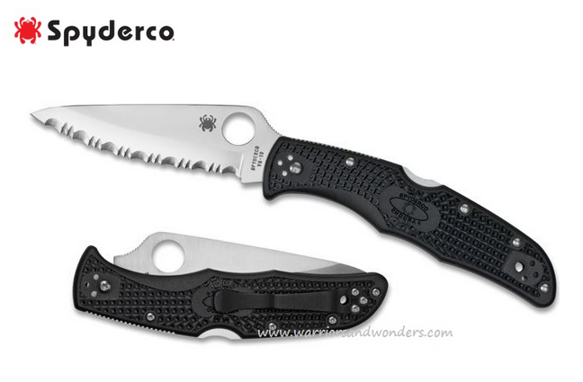 Spyderco Endura 4 Folding Knife, VG10, FRN Black, C10SBK