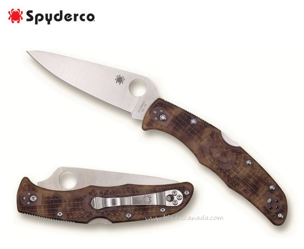 Spyderco Endura 4 Folding Knife, VG10, FRN Zome Desert Camo, C10ZFPDCMO