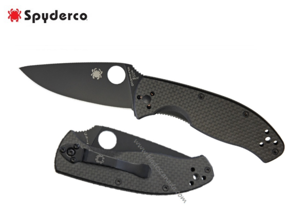 Spyderco Tenacious Folding Knife, Carbon Fiber, C122CFBBKP