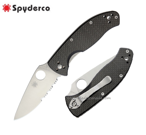 Spyderco Tenacious Folding Knife, Carbon Fiber, C122CFPS