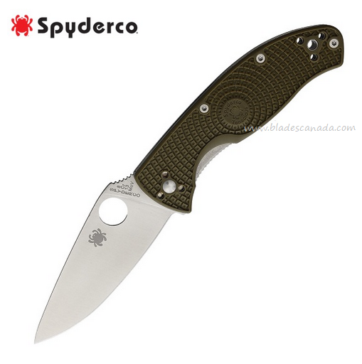 Spyderco Tenacious Folding Knife, FRN OD Green, C122POD