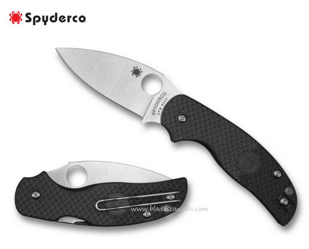 Spyderco Sage 5 Compression Lock Folding Knife, S30V, FRN Black, C123PBK