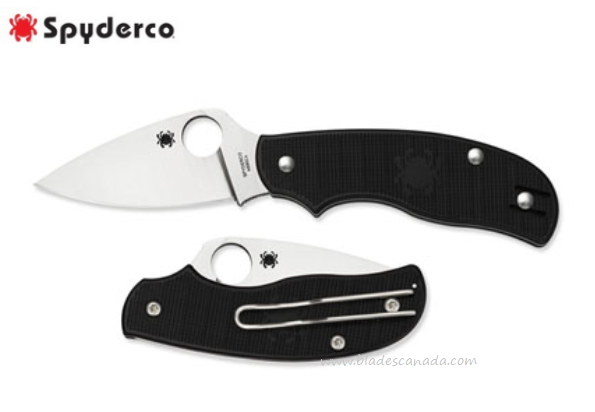 Spyderco Urban Lightweight Slipit Folding Knife, N690Co, FRN Black, C127PBK