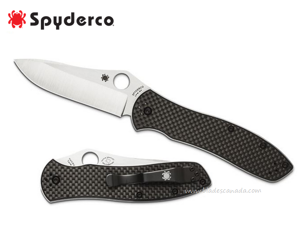 Spyderco Gayle Bradley Folding Knife, CPM-M4, Carbon Fiber, C134CFP2