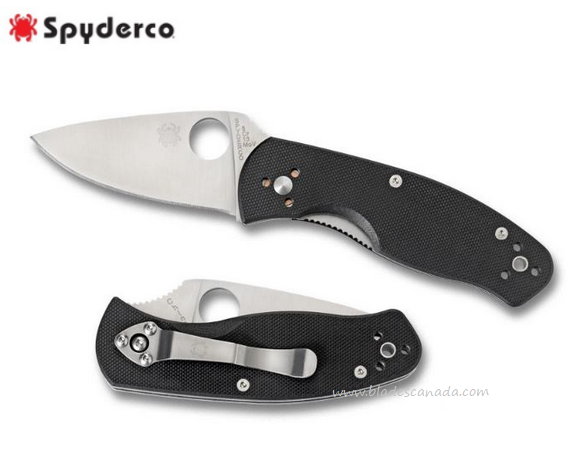 Spyderco Persistence Folding Knife, G10 Black, C136GP - Click Image to Close