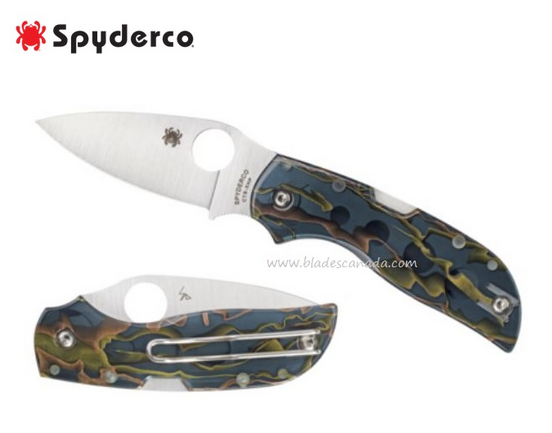 Spyderco Chaparral Folding Knife, CTS XHP, Raffir Noble Handle, C152RNP - Click Image to Close