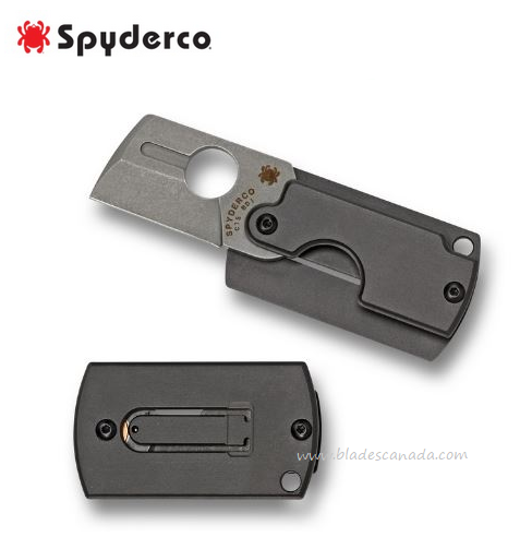 Spyderco Dog Tag Gen 4 Slipjoint Folding Knife, CTS BD1, C188ALP