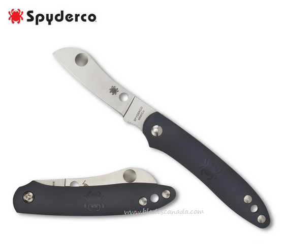 Spyderco Roadie Folding Knife, N690Co, FRN Grey, C189PGY