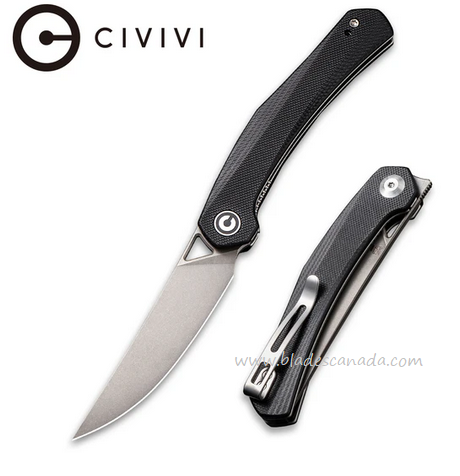 Civivi Lazar Flipper Folding Knife, G10 Black, C20013-1
