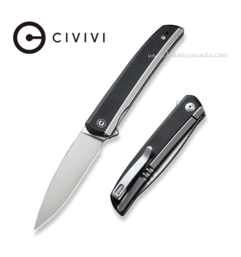 CIVIVI Savant Flipper Framelock Knife, 14C28N, Steel/G10, 20063B-2