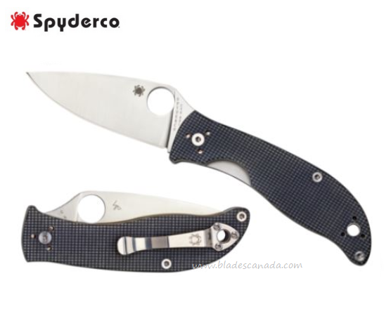 Spyderco Polestar Folding Knife, CTS BD1, G10 Grey, C220GPGY - Click Image to Close