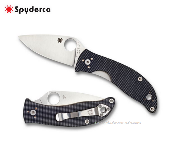 Spyderco Alcyone Folding Knife, CTS BD1, G10 Grey, C222GPGY-CTSBD1 - Click Image to Close