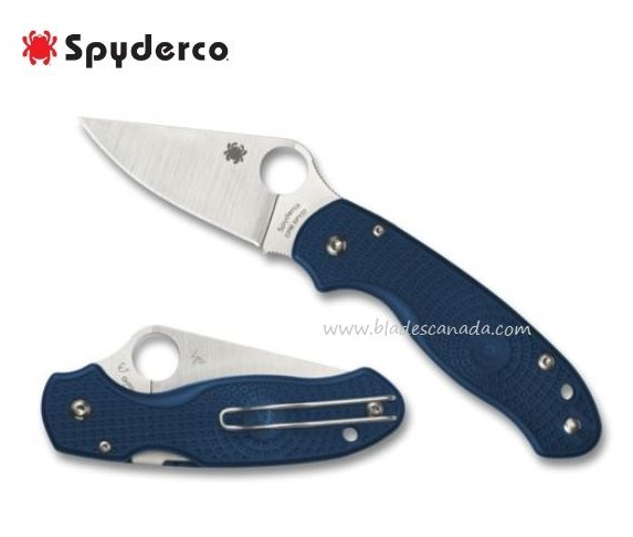 Spyderco Para 3 Compression Lock Folding Knife, CPM SPY27, FRN Blue, C223PCBL