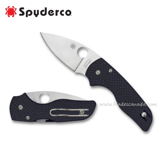 Spyderco Lil' Native Folding Knife, CPM S90V, Carbon Fiber, Sprint Run, C230CF90VP