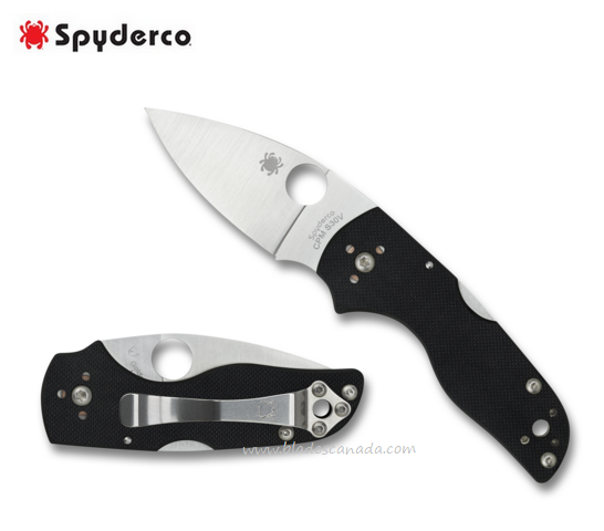 Spyderco Lil' Native Folding Knife, S30V, G10 Black, C230MBGP
