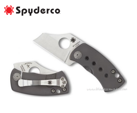 Spyderco McBee Framelock Folding Knife, CTS-XHP, Titanium Handle, C236TIP