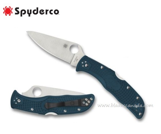 Spyderco Endela Folding Knife, K390, FRN Blue, C243FPK390