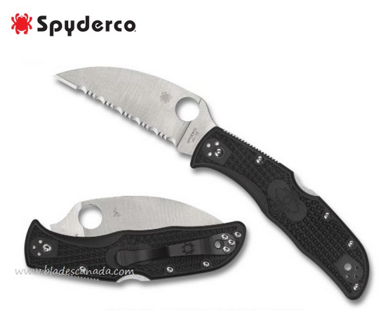 Spyderco Endela Folding Knife, VG10 Wharncliffe, FRN Black, C243FSWCBK